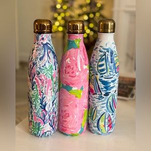 Three Lilly Pulitzer S’well Bottles - 25oz